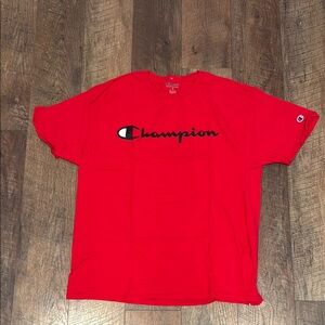 MENS RED CHAMPION SHIRT XL